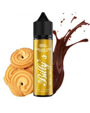 Steam City Billy's Praline Biscuit Flavour Shot 60ml